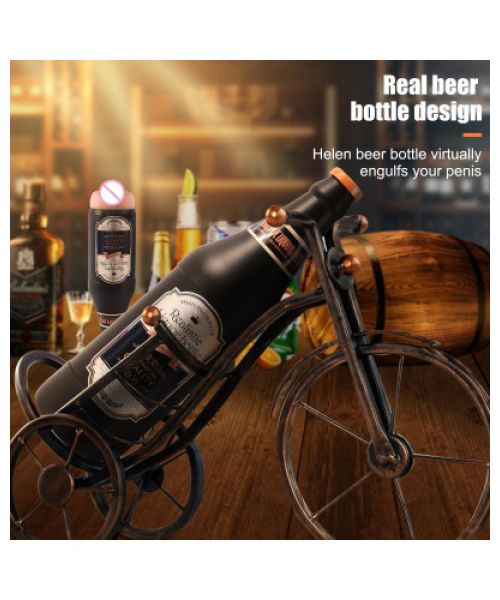Мастурбато-вагіна пляшка "Sonya Beer Bottle" без вібрації тілесний