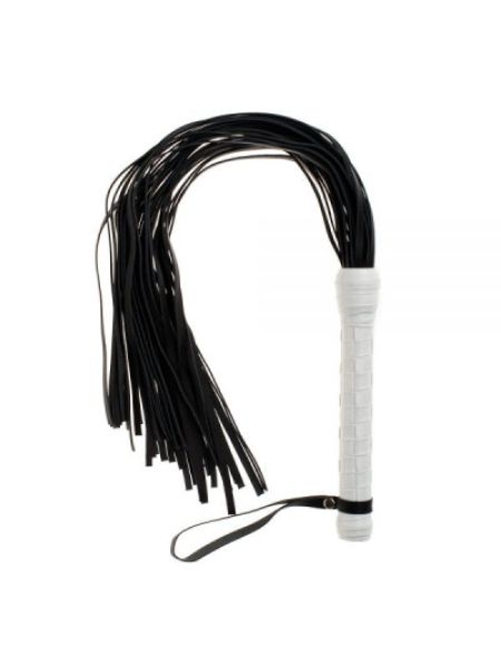 Флогер Premium Leather Flogger, White Флогер Premium Leather Flogger, White
