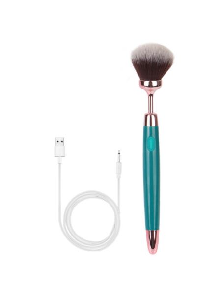 Вібромасажер "Cosmetic pen", 10 режимів вібрації, колір зелений
