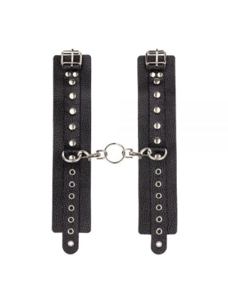 Наручники Leather Double Fix Hand Cuffs, Black