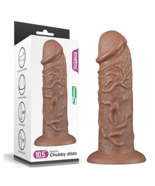 Фалос-гігант на присосці 10.5 King-sized Dildo, Brown