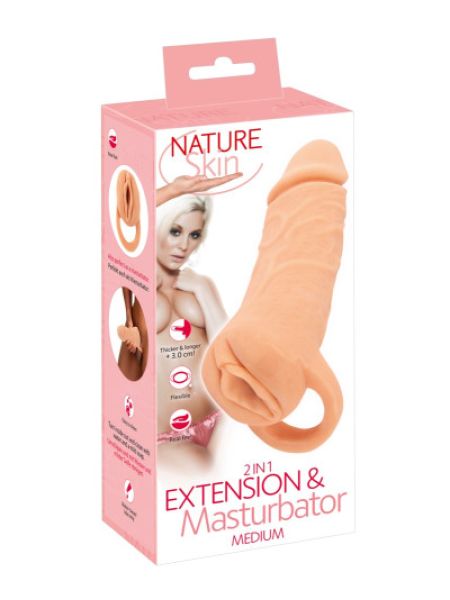 Насадка-мастурбатор 2in1 Extension + Masturbator