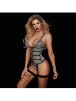 Еротичний корсет з пажами Megan S/M