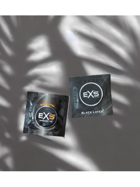 Презервативи EXS Black Latex Condoms (по 1шт) (упаковка може відрізнятися кольором та малюнком)