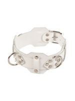 Нашийник VIP Leather Collar, White
