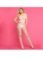 Боді комбінезон Valencia(з доступом) S/L White