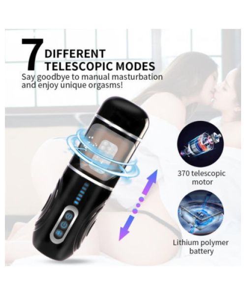 Автоматичний 3D мастурбатор Gia Thrusting Cup-Hand Free