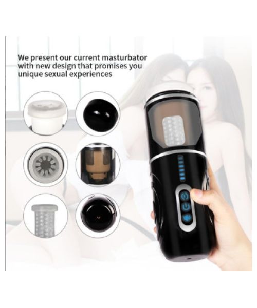 Автоматичний 3D мастурбатор Gia Thrusting Cup-Hand Free