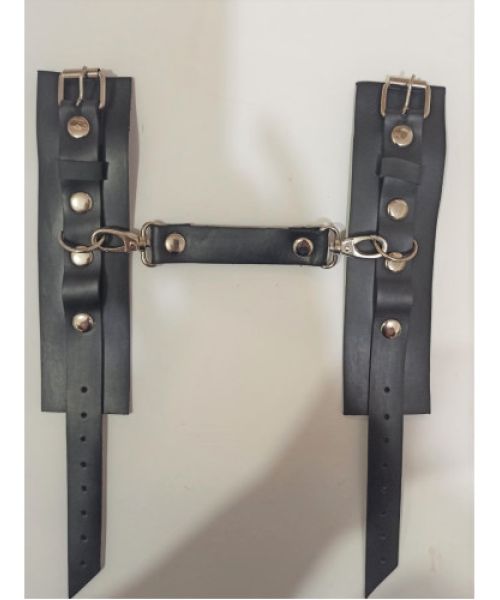 Преміум наручники із натуральної шкіри Soft Skin BDSM Desire чорний