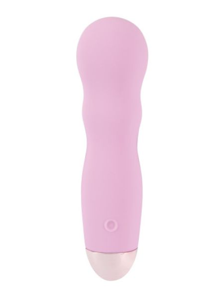 Компактний рожевий міні-вібратор Cuties Mini Vibrator з 7 різними вібраційними режимами