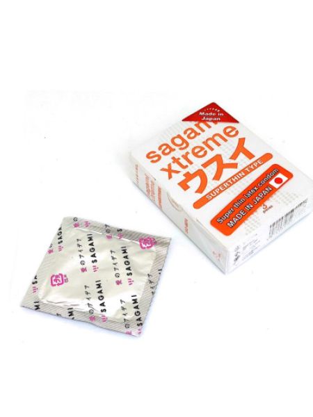 Презервативи ультратонкі SAGAMI XTREME SUPERTHIN (упаковка 3 шт)