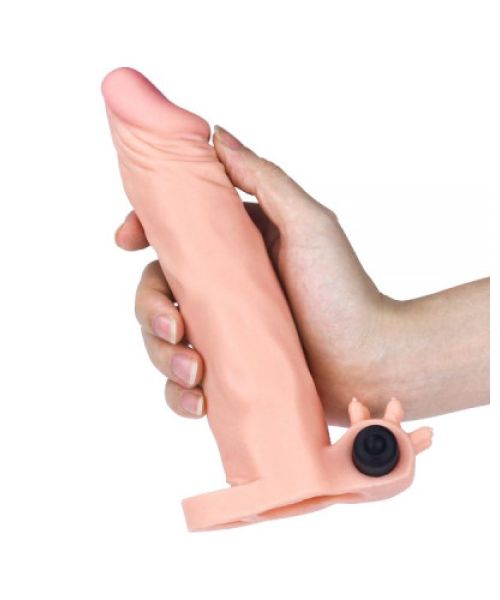 Насадка з вібрацією Add 2" Vibrating Penis Sleeve, Flesh