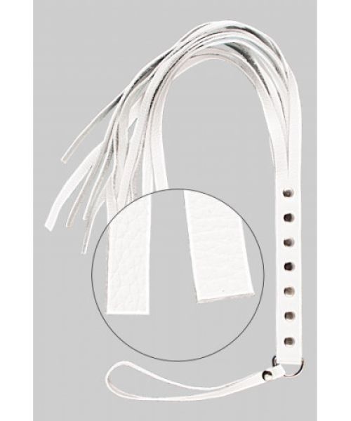 Флогер S&M Fancy Leather Floger, White