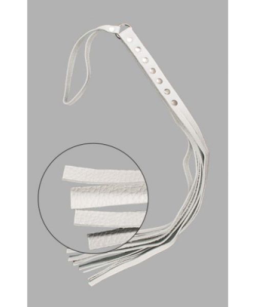 Флогер S&M Fancy Leather Floger, White