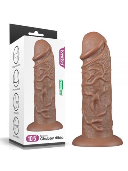 Фалос-гігант на присосці 10.5 King-sized Dildo, Brown