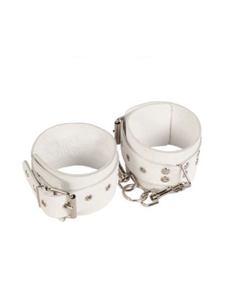 Окови Leather Restraints Leg Cuffs, White