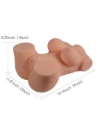 Реалістичне тіло торс Anica Solid Silicone Sexy Doll L анус-вагіна без вібрації тілесний
