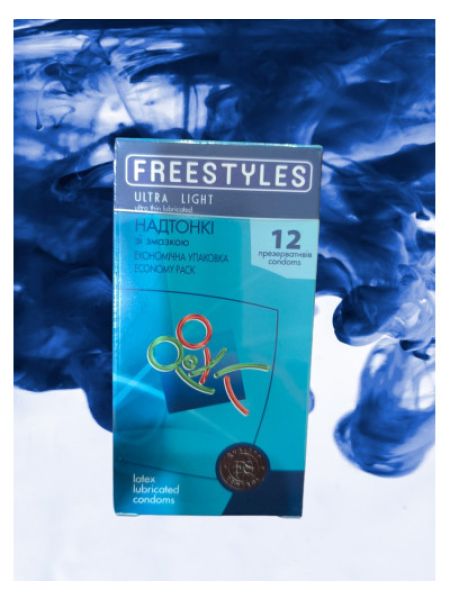 Презервативи FREESTYLES №12 Ultra Light, Супертонкі
