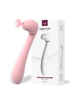 Вібромасажер вакуум та вібрація "Desirable wand", 10 режимів, колір рожевий