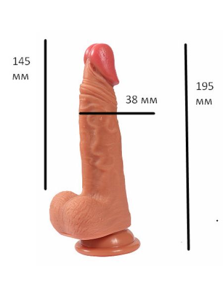 Фалоімітатор "Evan penis", тілесний