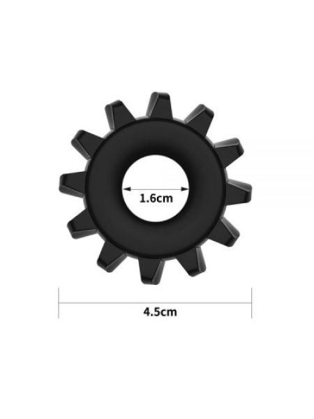 Ерекційне кільце POWER PLUS Cockring, Black