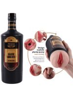 Мастурбато-вагіна пляшка "Vagina Realistic Wine Bottle" без вібрації тілесний