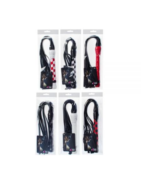 Флогер VIP Leather Flogger, Red