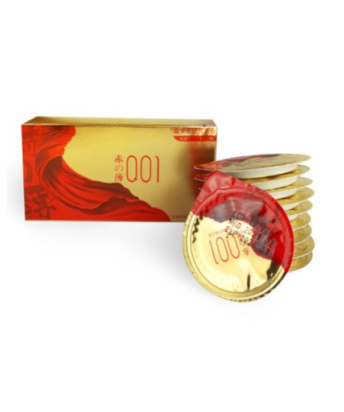Презервативи OLO RedGold із продовжуючим ефектом (по 1шт)