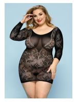 Еротична сукня сітка бодістокінг з рукавами XL/XXL