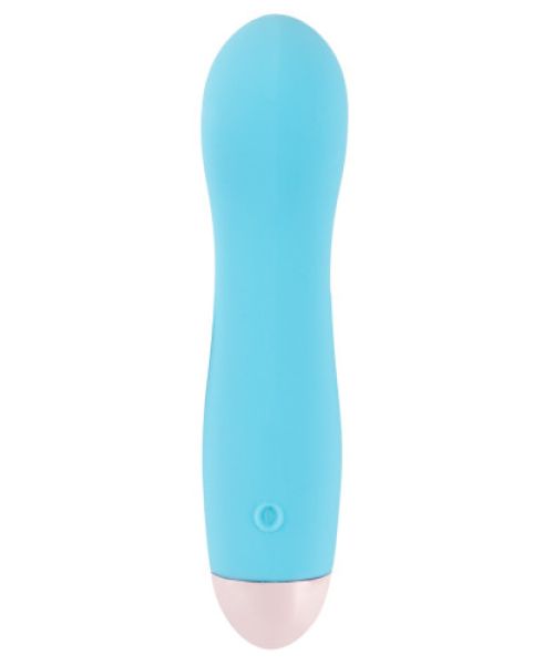 Синій міні вібромасажер Cuties Mini Vibrator з 7 різними вібраційними режимами