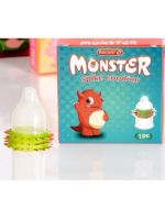 Презерватив Recare MONSTER Green+Red Wink (1шт)