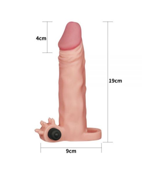 Насадка з вібрацією Add 2" Vibrating Penis Sleeve, Flesh