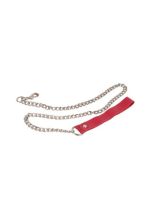 Повідець Leather Leash, Red
