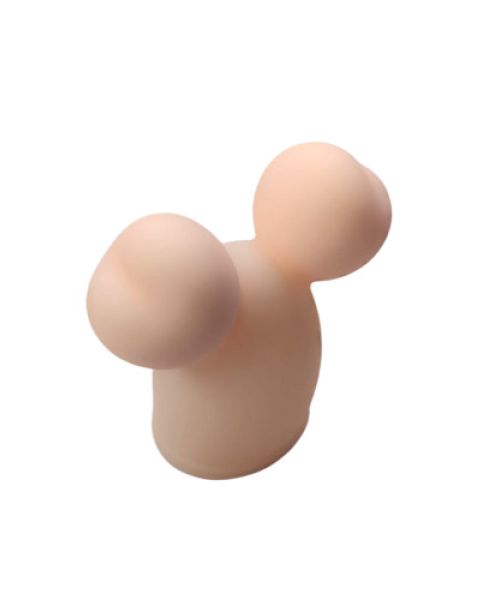 Насадка на вібратор "MICKEY", пудровий колір