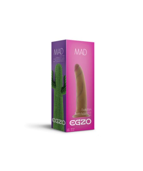 Фалоімітатор EGZO Ciberskin D001 (18 см х 3,5 см)