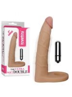 Тілесна насадка-вібратор для подвійного проникнення 7" The Ultra Soft Double-Vibrating 17 см