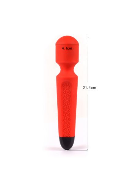 ВІБРОМАСАЖЕР "AV vibrating wand", 10 режимів вібрації та 4 варіанти швидкості