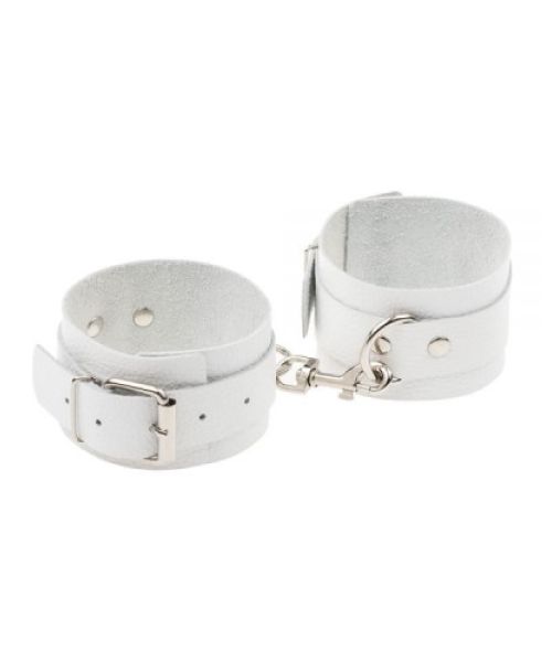 Окови Leather Standart Leg Cuffs, White