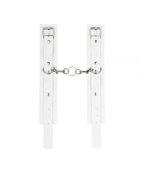 Окови Leather Standart Leg Cuffs, White