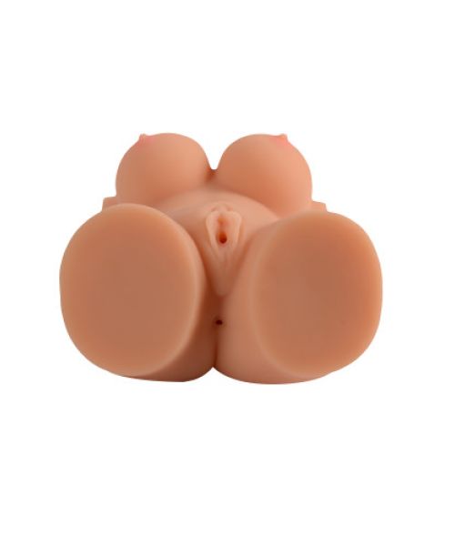 Мастурбатор-торс Busty Lady Solid Silicone Sexy Doll вагіна-анус без вібрації