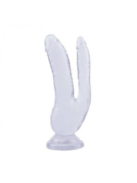 Подвійний фалоімітатор 8.0 Inch Dildo, Clear