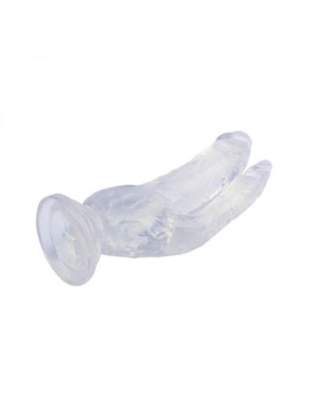 Подвійний фалоімітатор 8.0 Inch Dildo, Clear