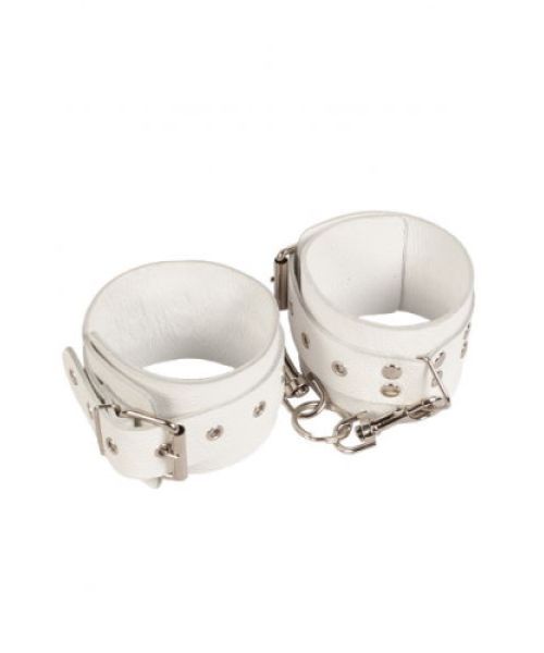 Окови Leather Restraints Leg Cuffs, White