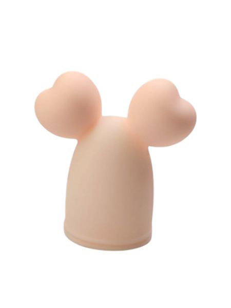 Насадка на вібратор "MICKEY", пудровий колір