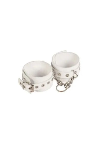 Наручники Leather Restraints Hand Cuffs, White