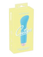 Синій міні вібромасажер Cuties Mini Vibrator з 7 різними вібраційними режимами