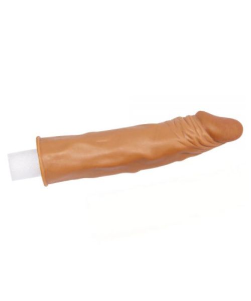 Насадка на пеніс Add 2" Pleasure X Tender, Brown без вібрації