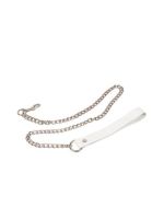 Повідець Leather Leash, White