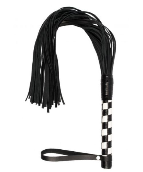Флогер Premium Leather Flogger, B&W