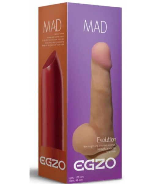 Фалоімітатор EGZO Ciberskin DS006 (17 см х 4,2 см)